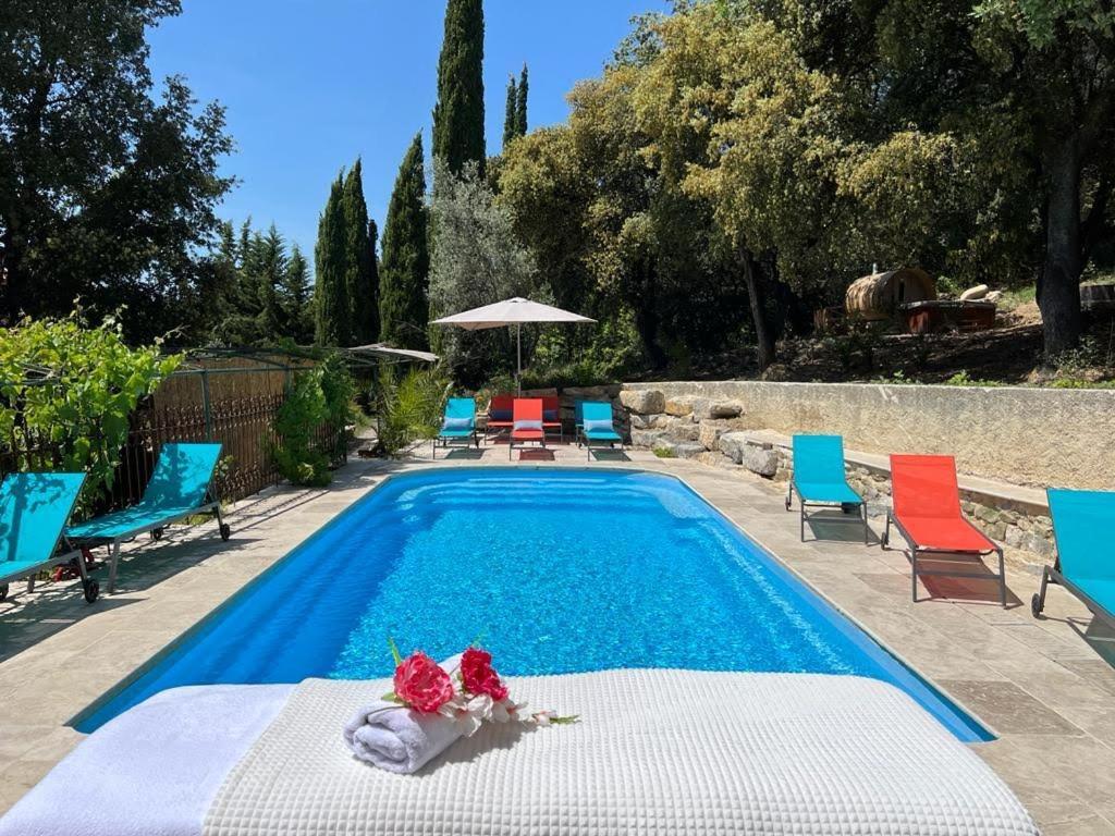 Les Horizons: Year-Round Spa Retreat with Heated Pool Near Nyons Center Exterior photo